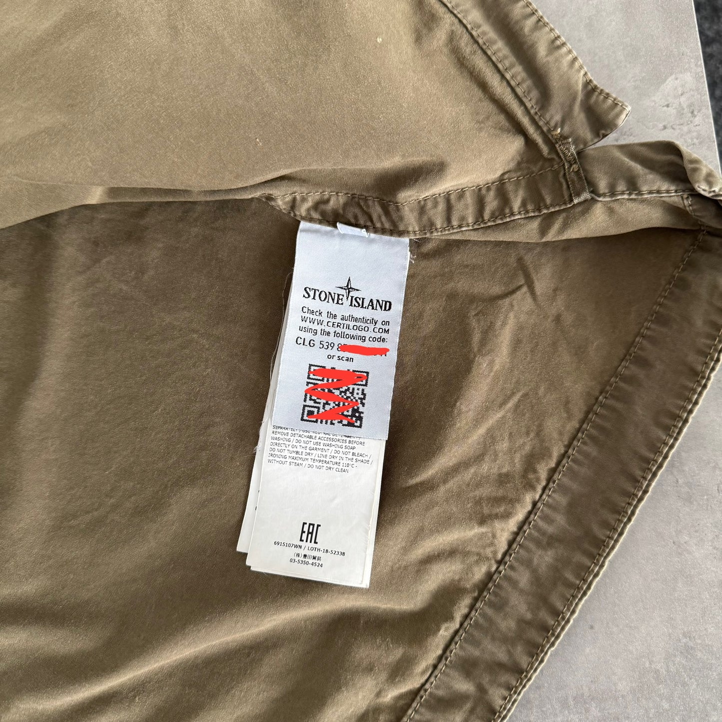 Stone Island 2019 Camel Cotton Zipped Overshirt