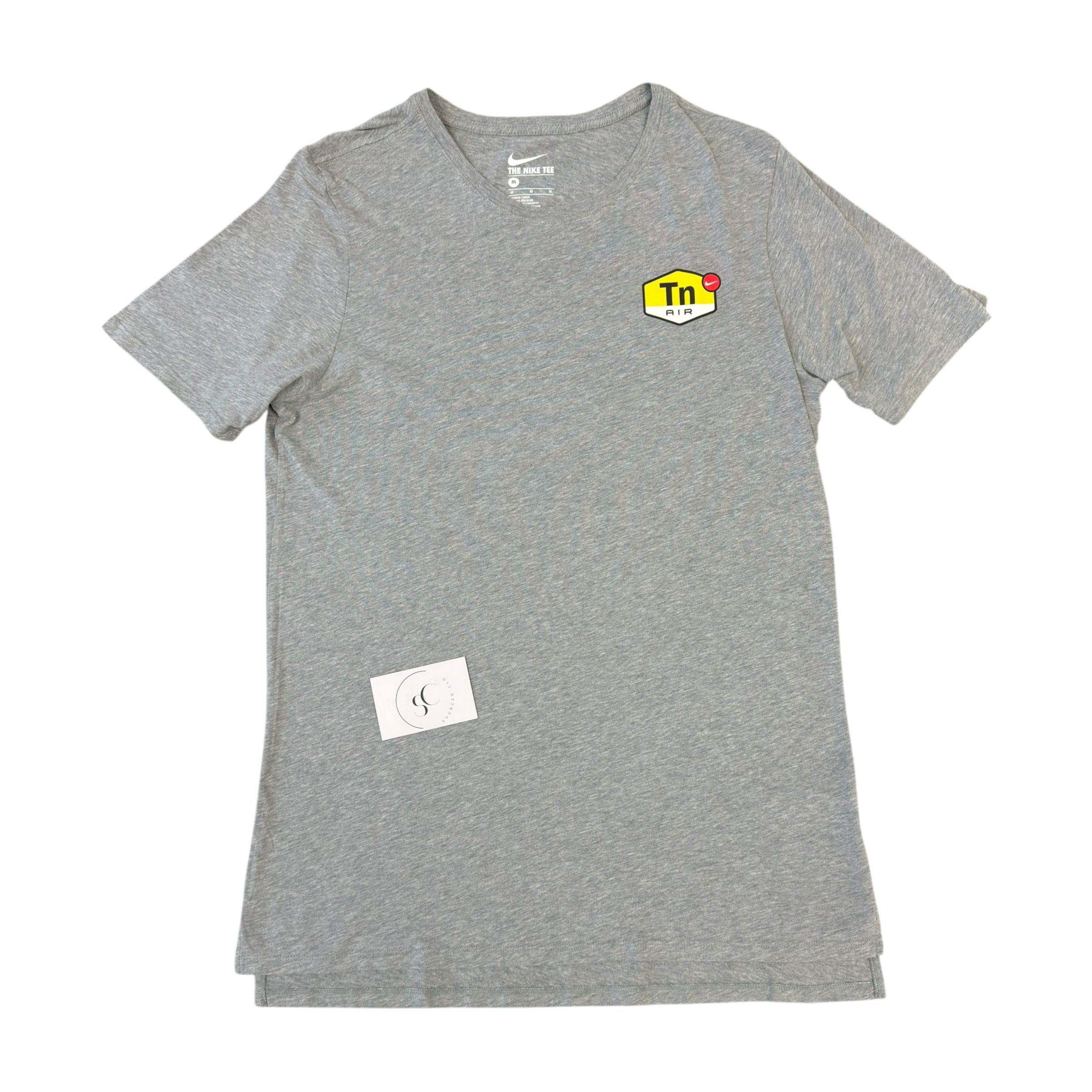 NIKE TNロゴ Tシャツ Nike TN Grey Large Logo T Shirt – Sourcedclo