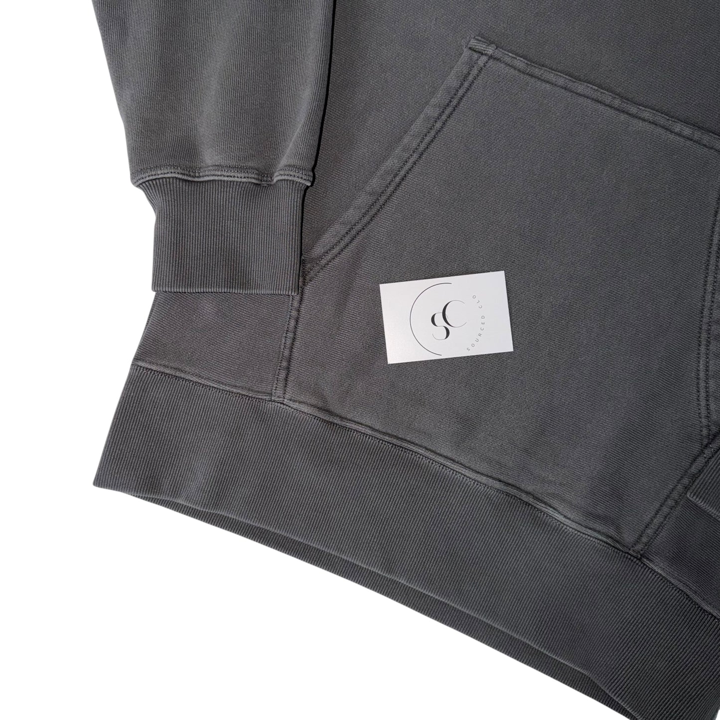 Stussy Black Pigment Dyed Hoodie