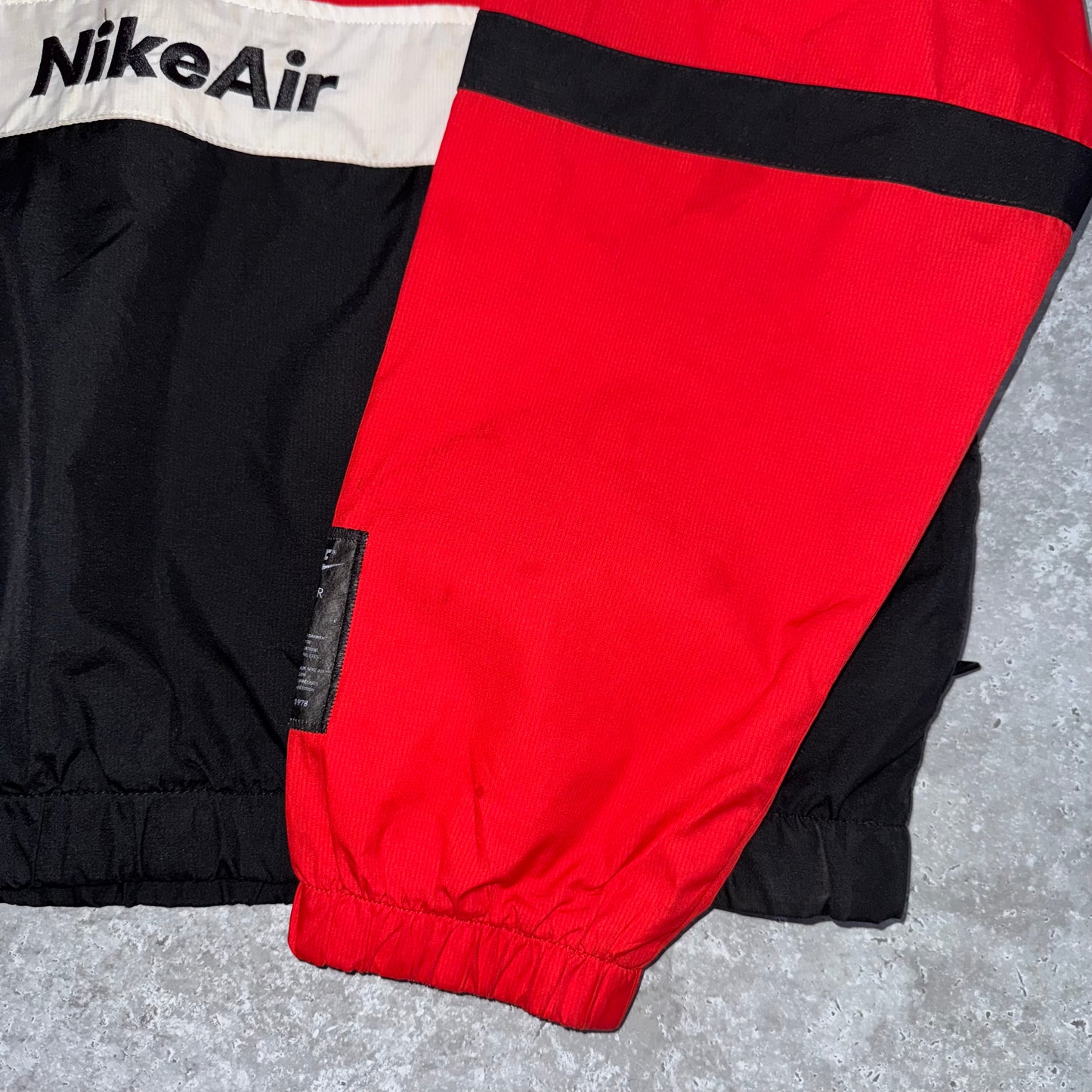 Nike Air Red Half Zip Windbreaker