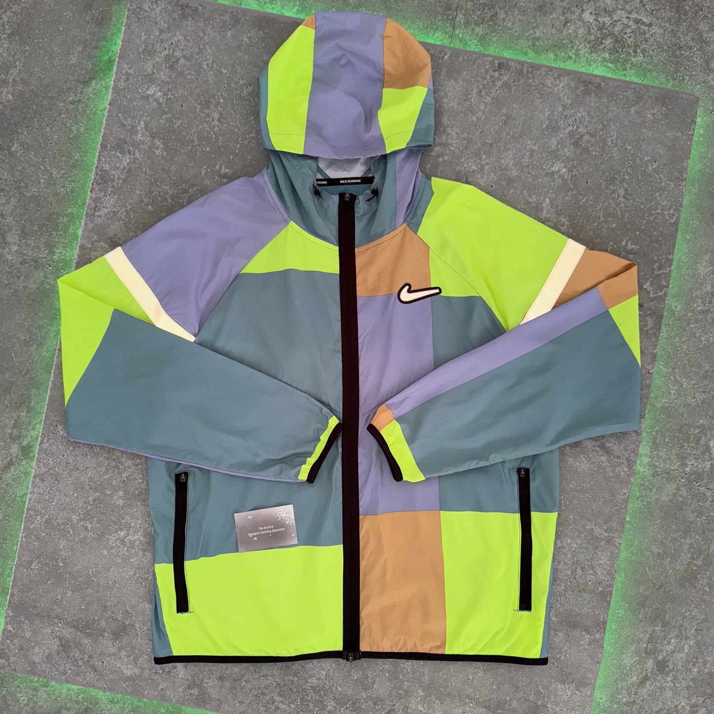 Nike Panel Patchwork Windbreaker Running Jacket