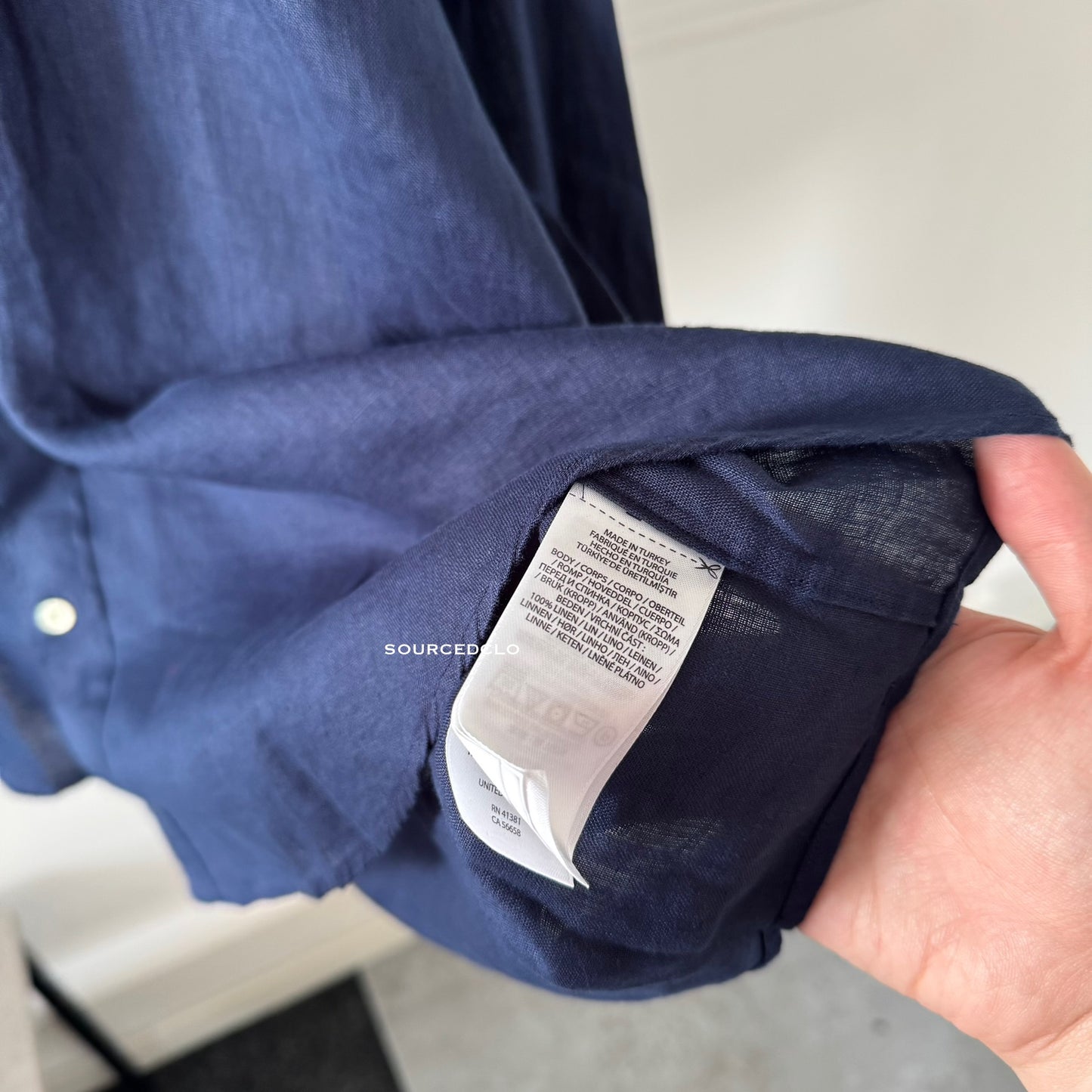 Polo Ralph Lauren Navy Blue Button Shirt