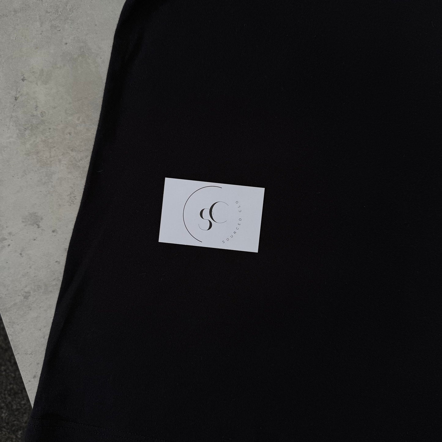 Stone Island Black Polo Shirt