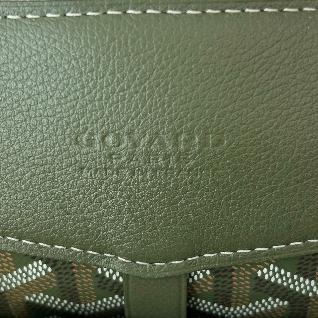 Goyard Khaki Cisalpin Backpack