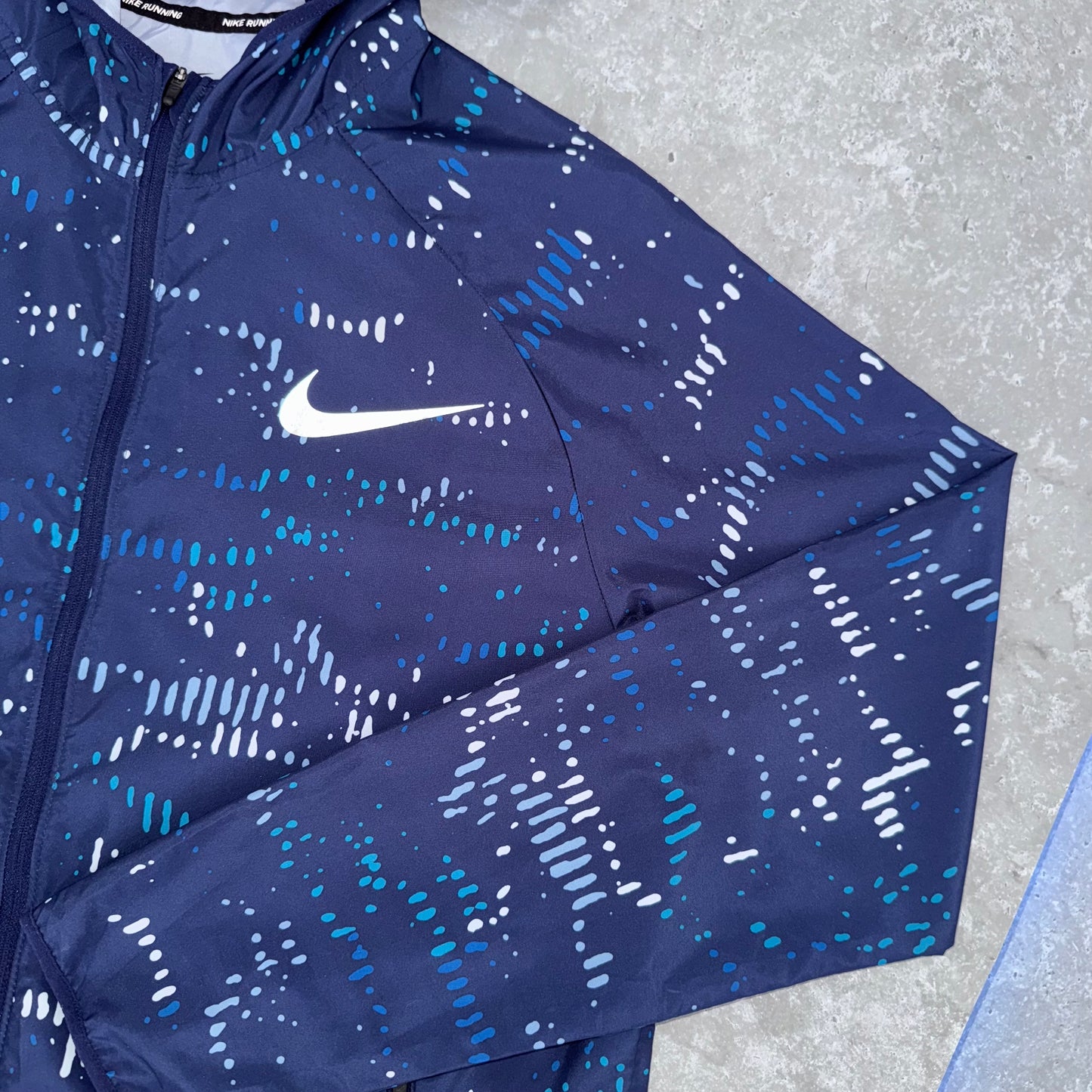 Nike Navy Digital Windbreaker Jacket