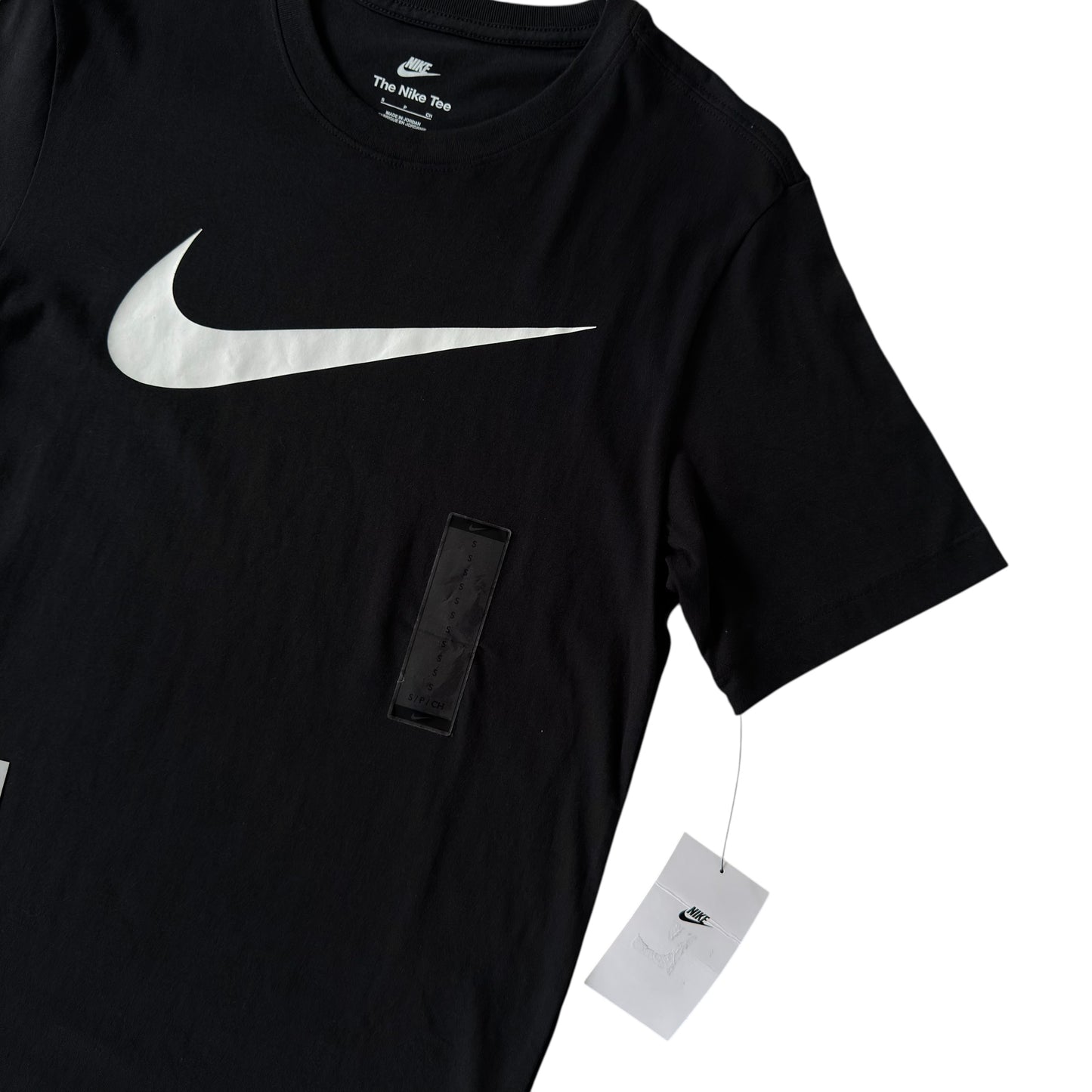 Nike Black Swoosh Logo T Shirt