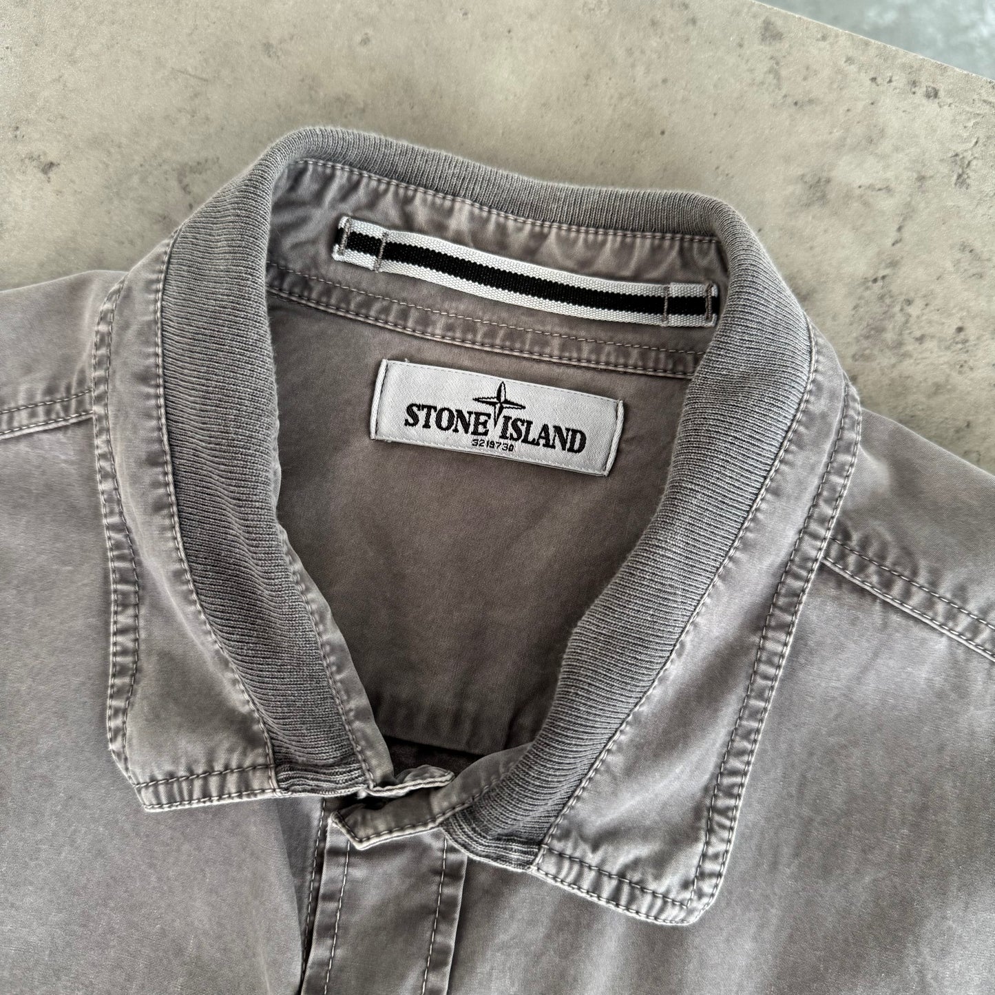 Stone Island Grey Dye Overshirt