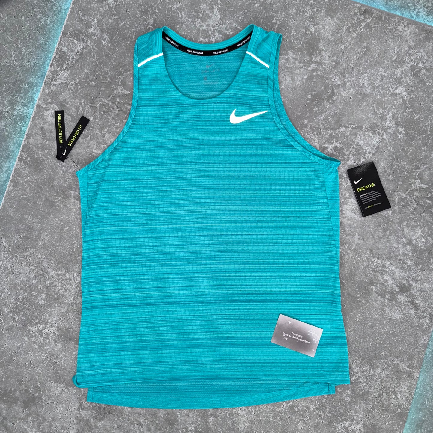 Nike Aqua Blue Miler Vest