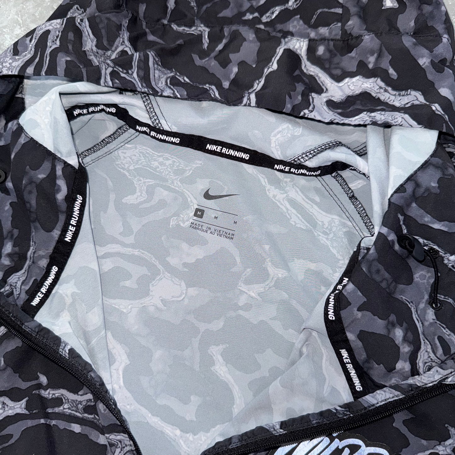 Nike Grey Galaxy Windbreaker Jacket