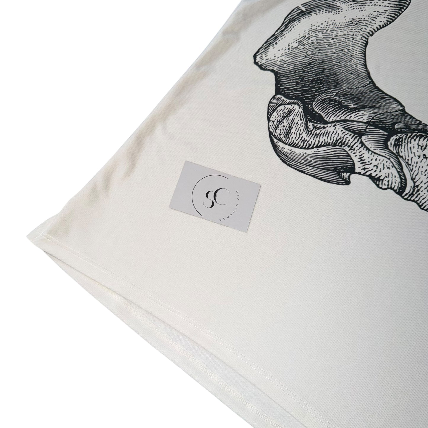Nike White Division Print Miler T Shirt