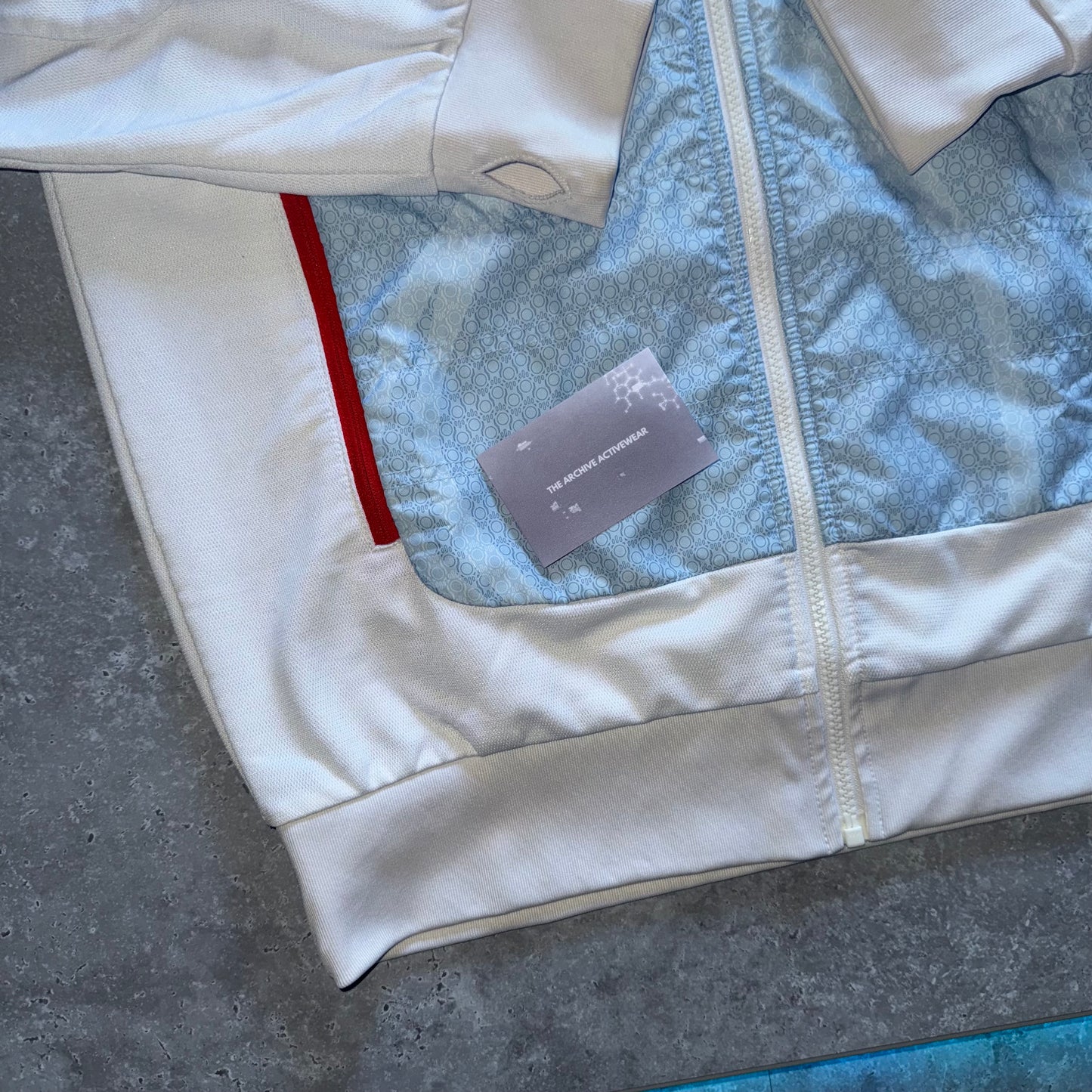 Vintage Y2K Nike TN White Zip Hoodie