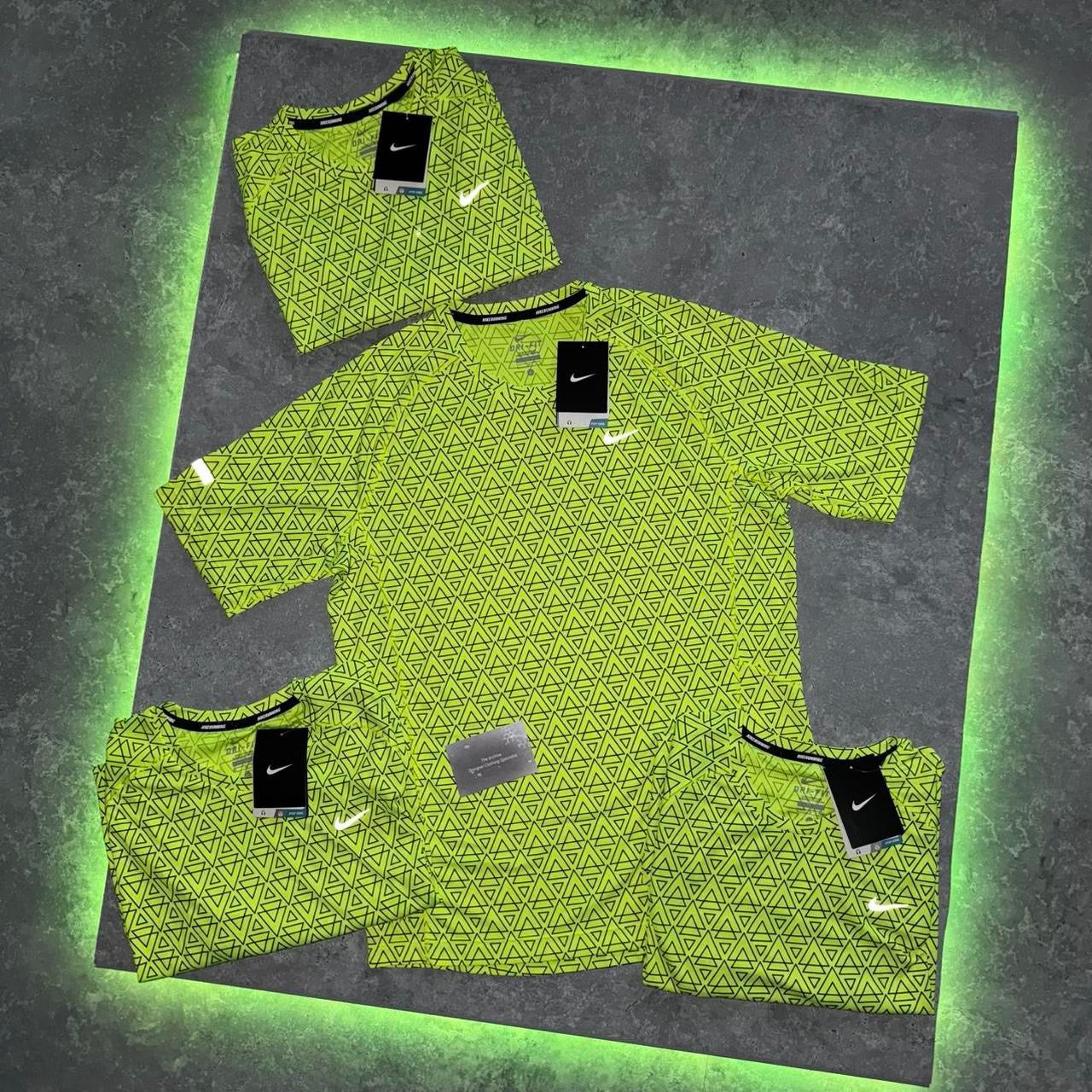 Nike Hex Green Miler T Shirt