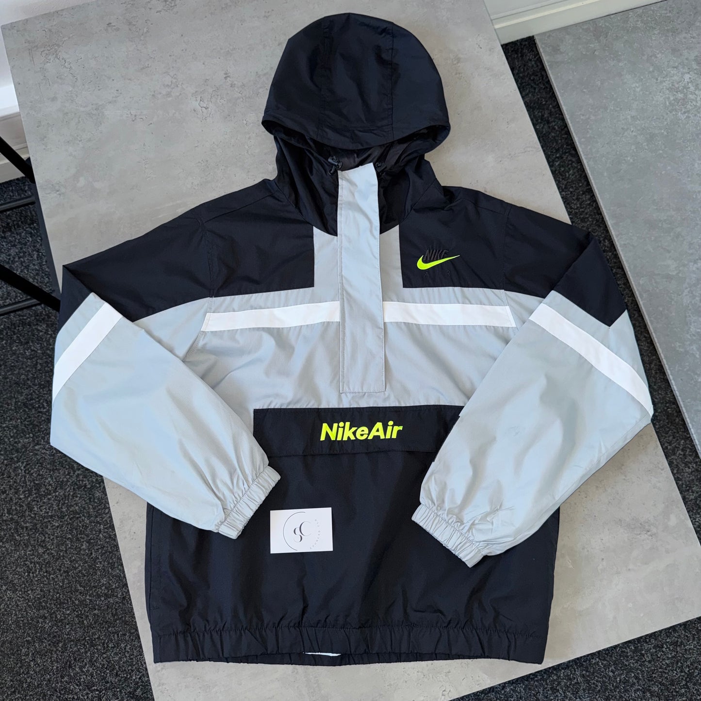Nike Air Grey Half Zip Windbreaker