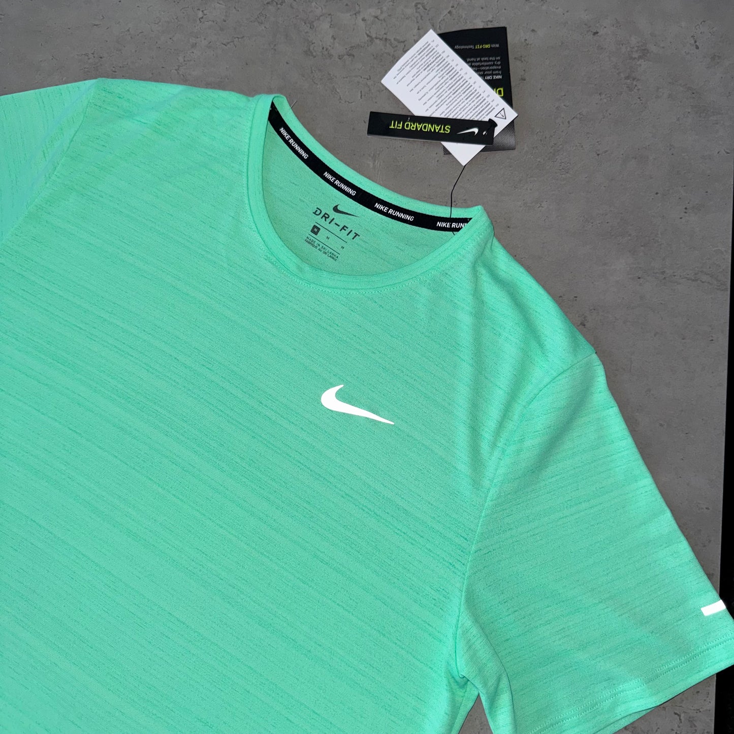 Nike Mint Green 2.0 Miler T Shirt