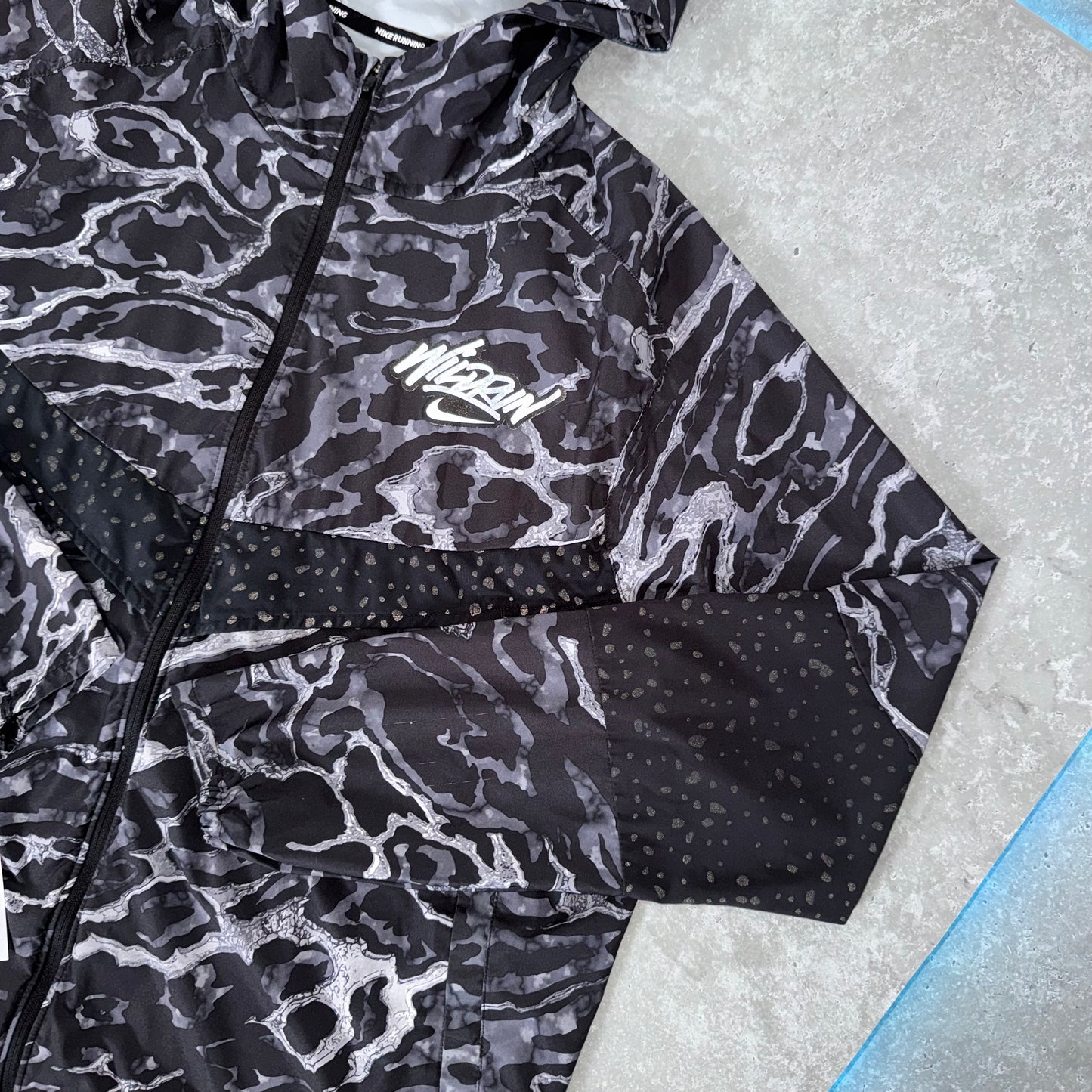 Nike Grey Galaxy Windbreaker Jacket