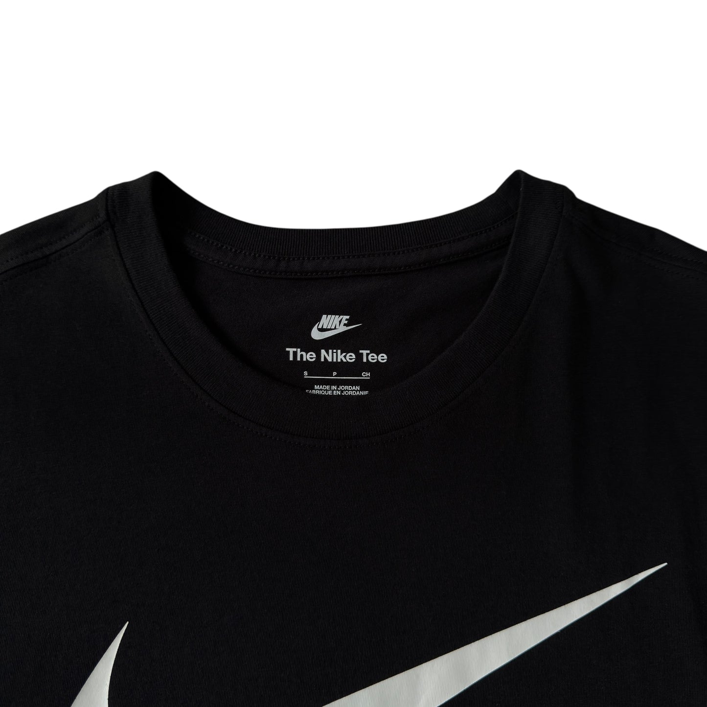 Nike Black Swoosh Logo T Shirt