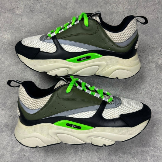 Dior B22 Khaki Pistachio Trainers