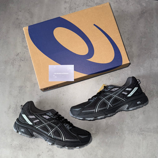 Asics Black Light Mint Gel Venture 6 Trainers