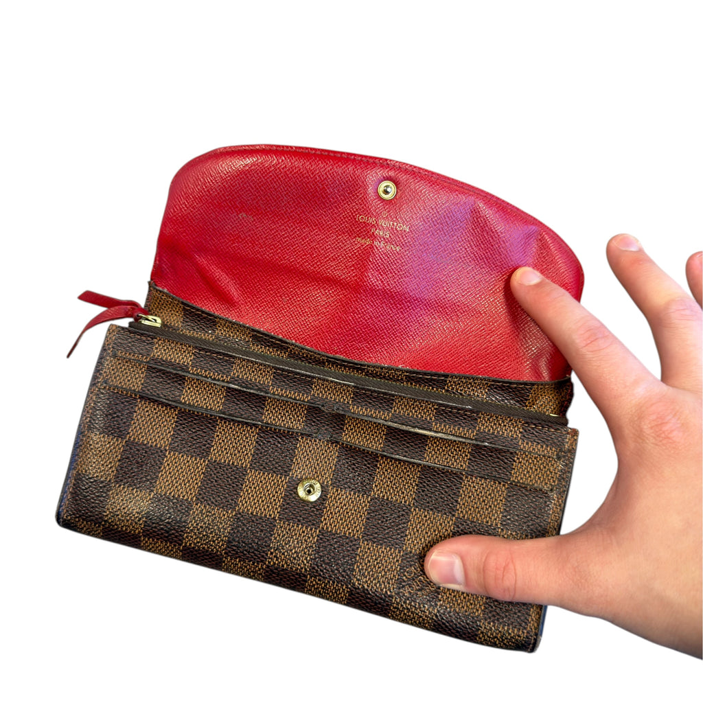 Louis Vuitton Damier Ebene Emilie Wallet