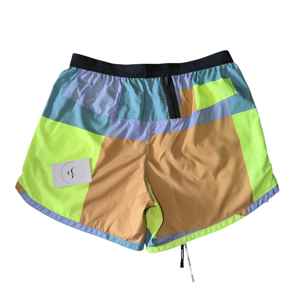 Nike Wild Run Green Panel Shorts