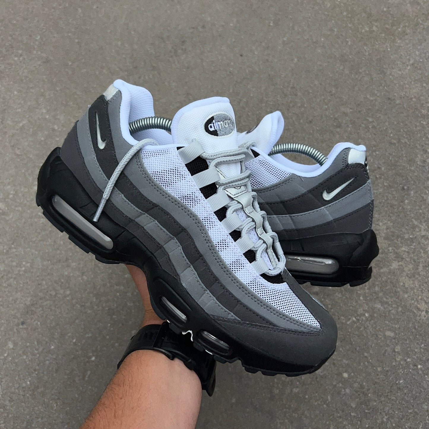 Nike Grey Jewel Air Max 95 Trainers