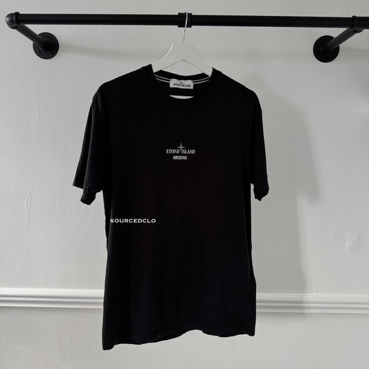 Stone Island Archivo Monobava Black T Shirt