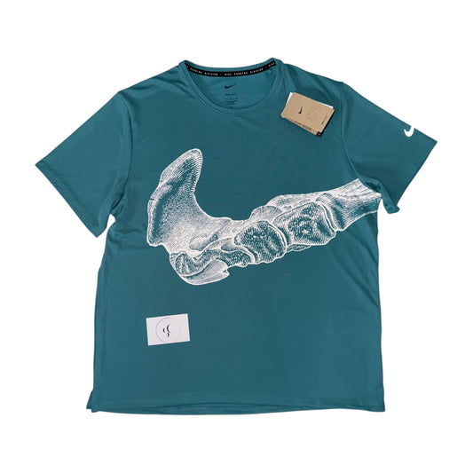 Nike Mineral Teal Print Miler T Shirt