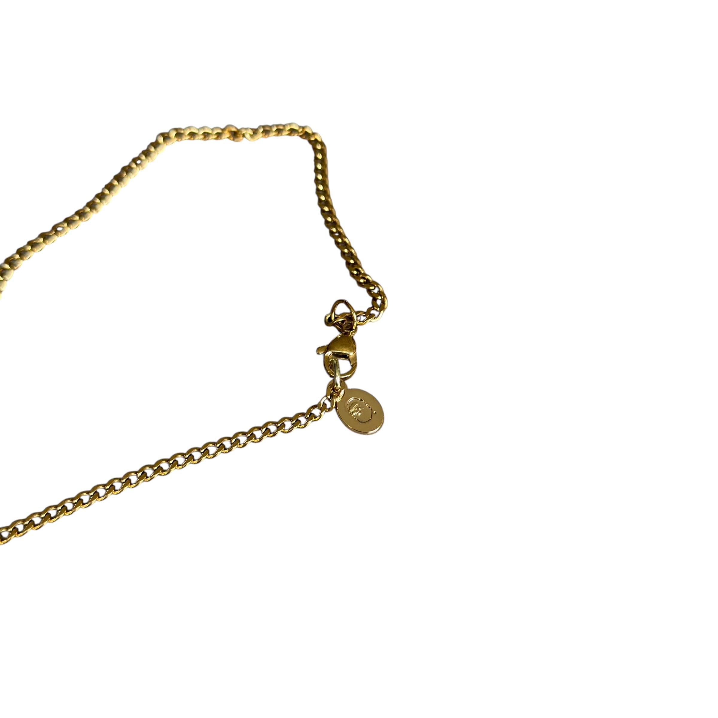 A Bathing Ape Bape Gold Card Necklace