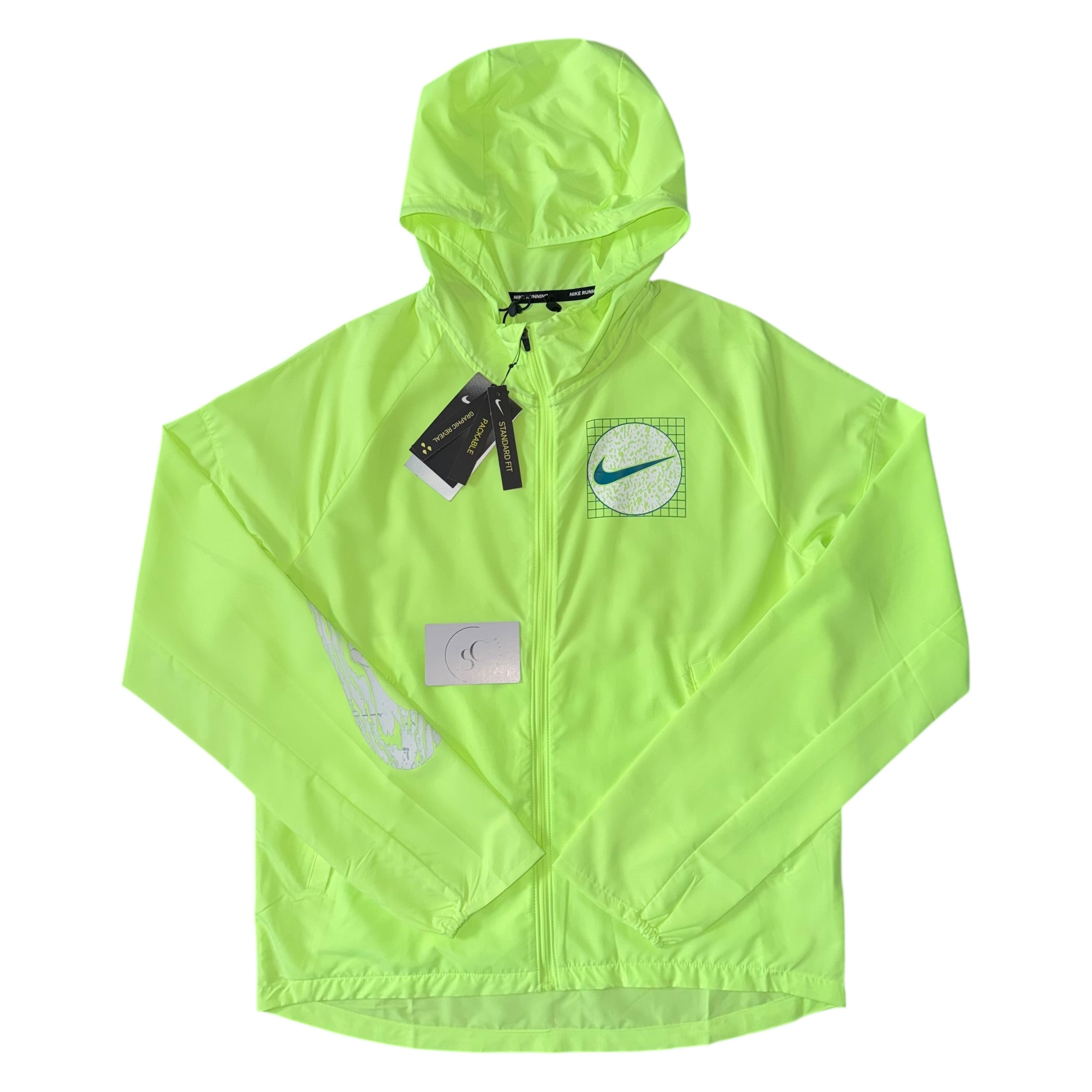 Nike Green Globe Wild Run Windbreaker