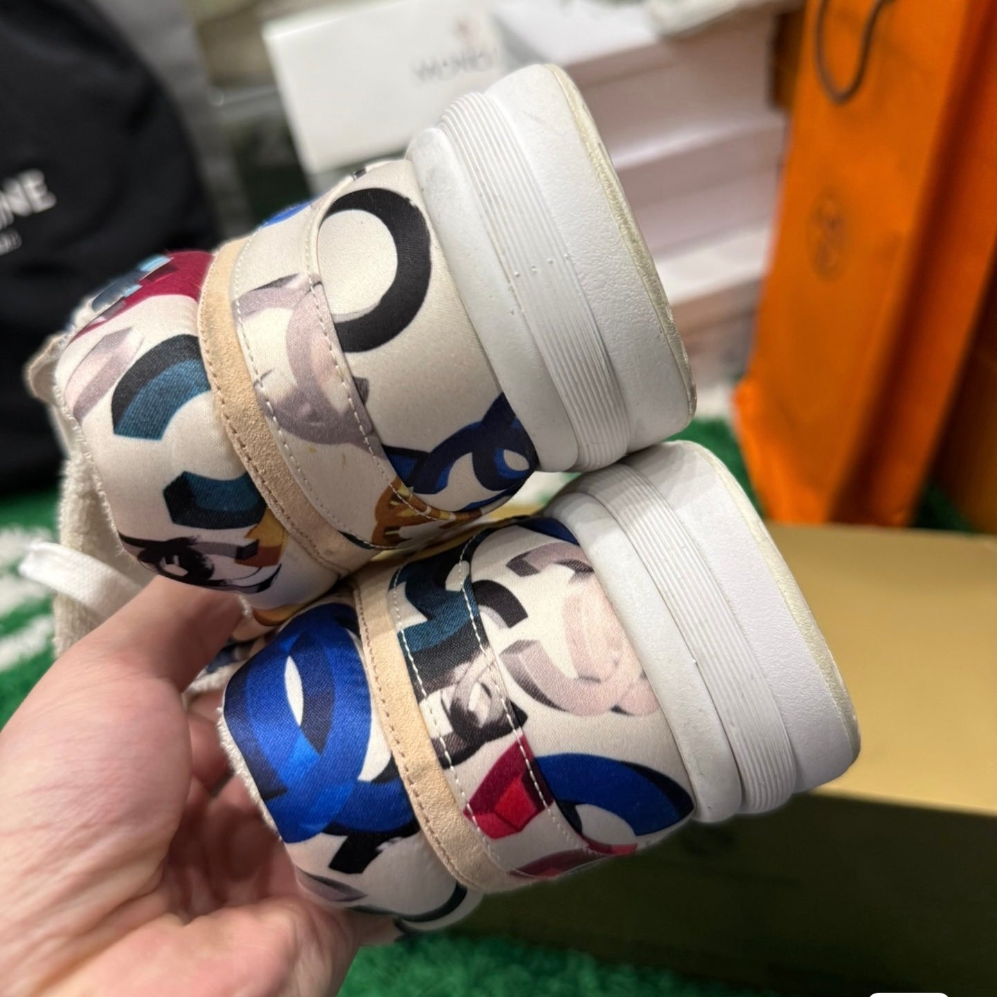 Chanel Graffiti Runners