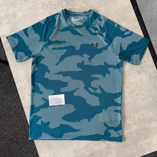 Under Armour Teal Camouflage T Shirt