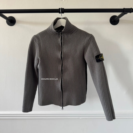 Vintage 2004 Stone Island Grey Wool Jumper
