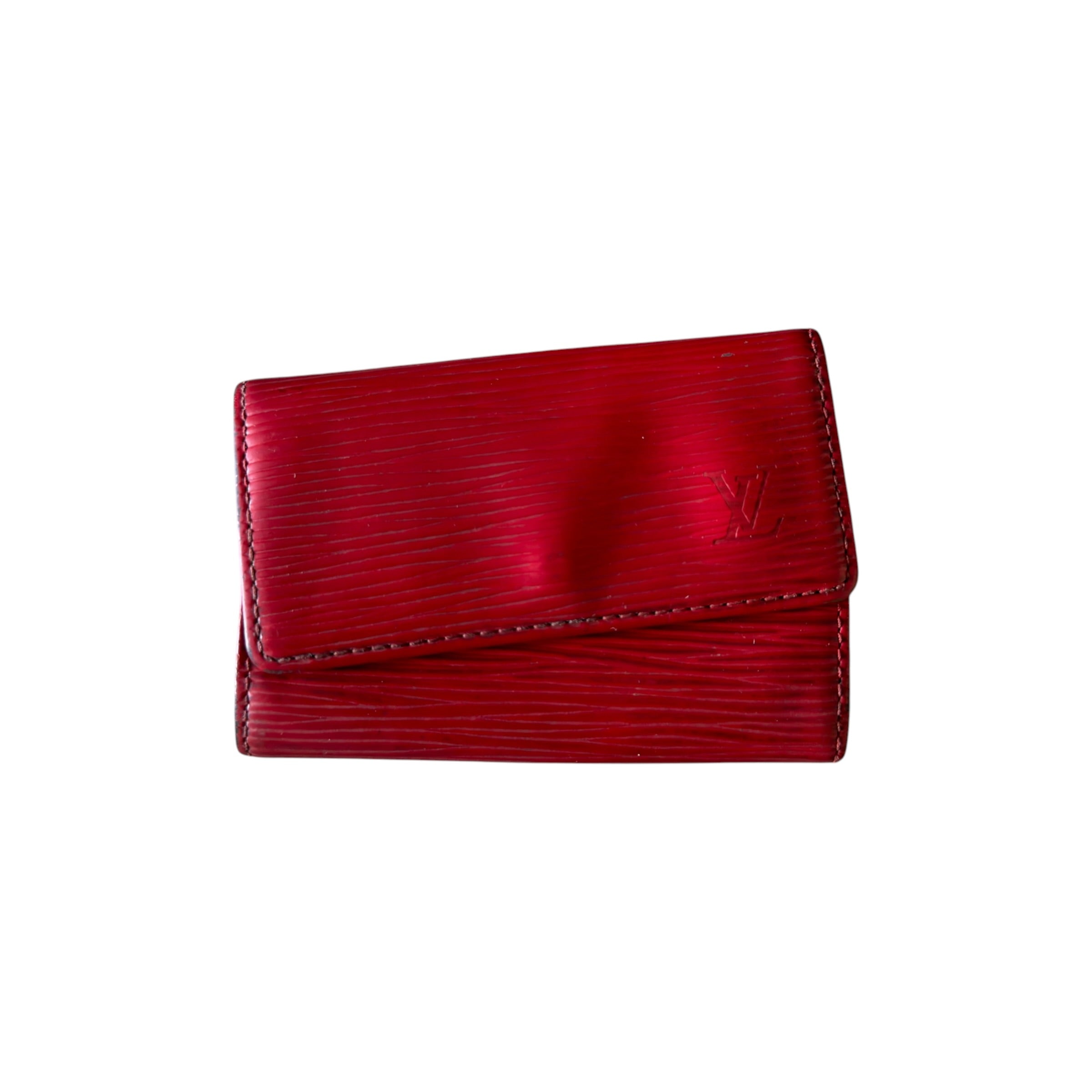Louis Vuitton Red Epi Leather Keyholder