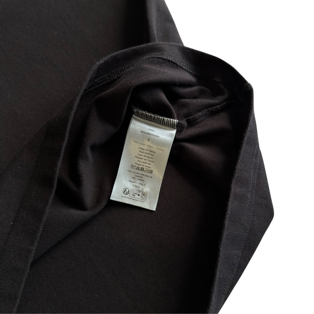 Christian Dior Couture Black Logo T Shirt