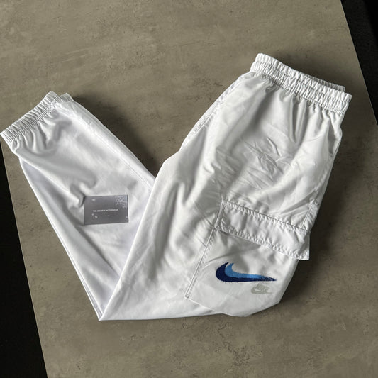 Nike Air White Woven Cargo Bottoms