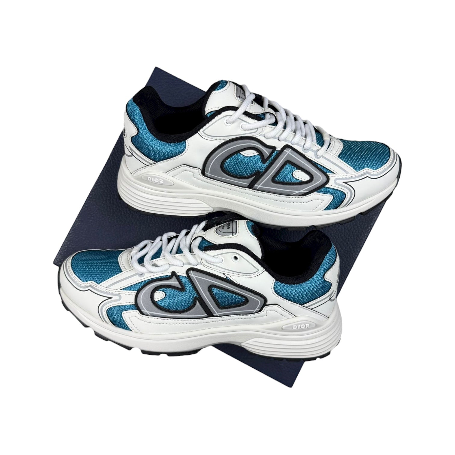 Dior B30 Blue & White Trainers