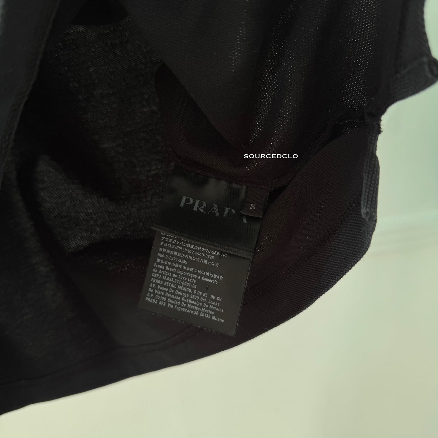 Prada Black Polo Shirt