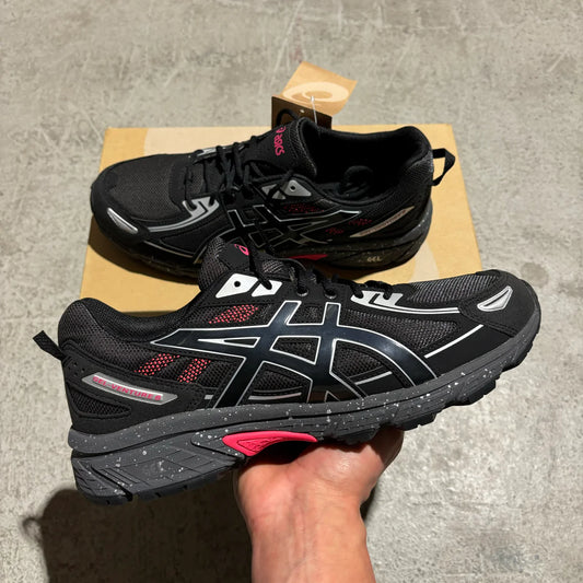 Asics Gel Venture 6 Obsidian Red Trainers