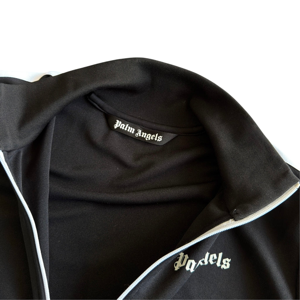 Palm Angels Black Zip Track Jacket