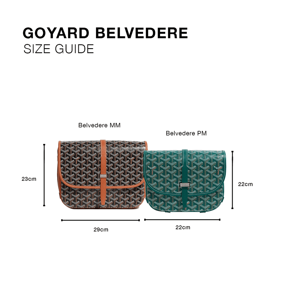 Goyard Goyardine Belvedere II Grey PM Messenger Bag