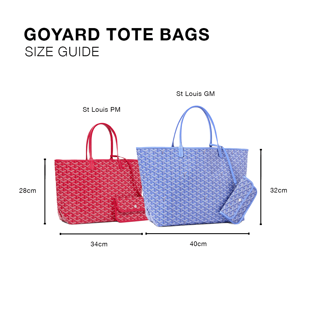 Goyard Grey ST Louis PM Tote Bag