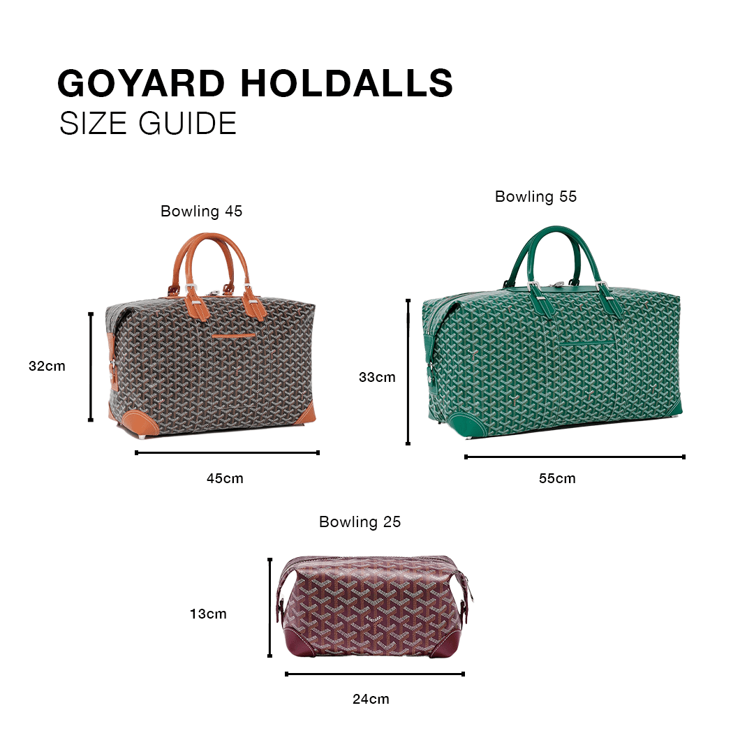 Goyard Bowling 55 Black Bag