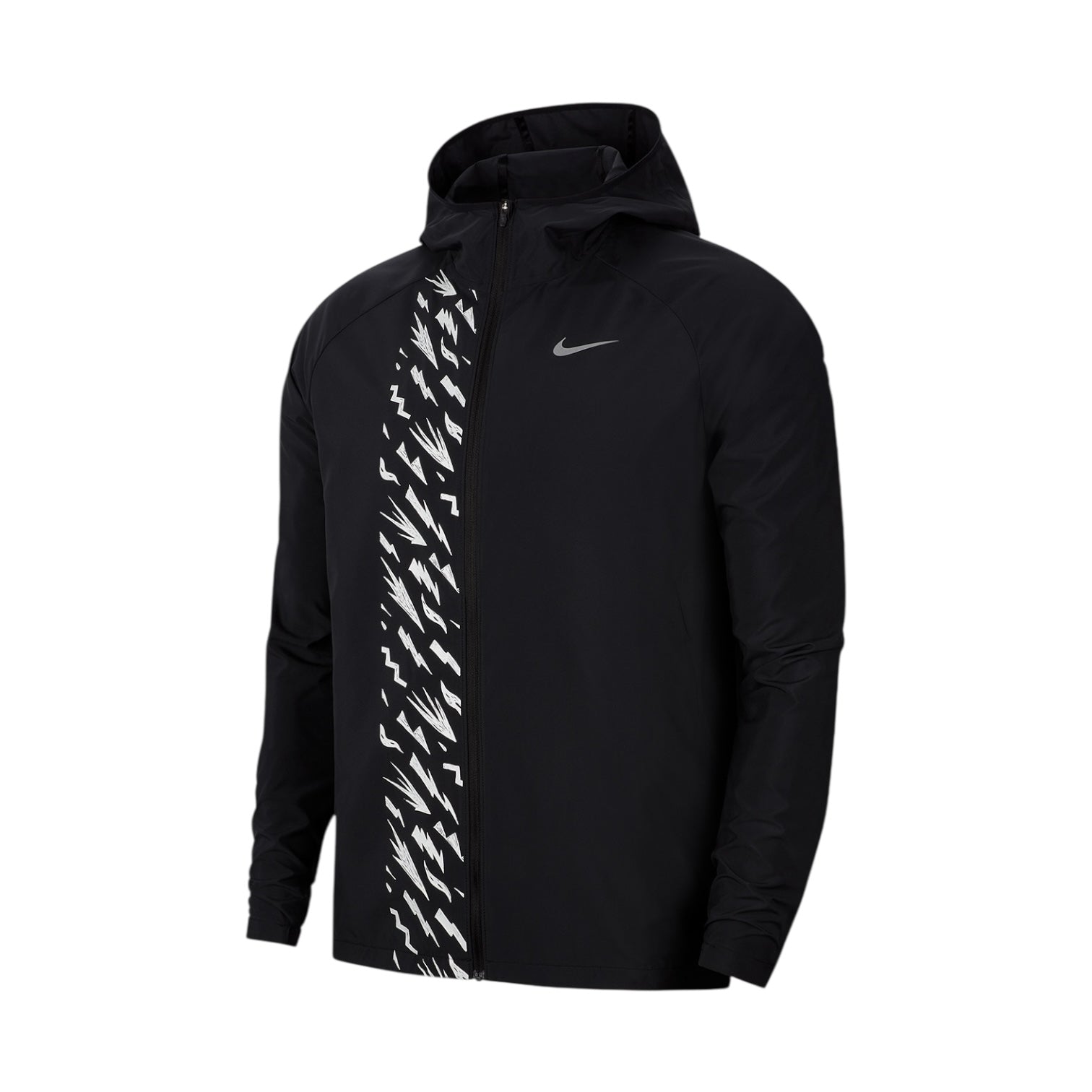 Nike Black Bolt Running Windbreaker