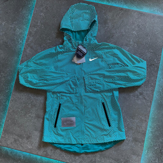 Nike Light Blue 3M Reflective Storm Windbreaker