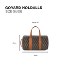 Goyard Barrel 40 Sports Bag Black