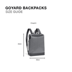Goyard Black Tan Cisalpin Backpack