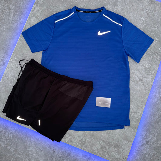 Nike 1.0 Royal Blue Miler Short Set
