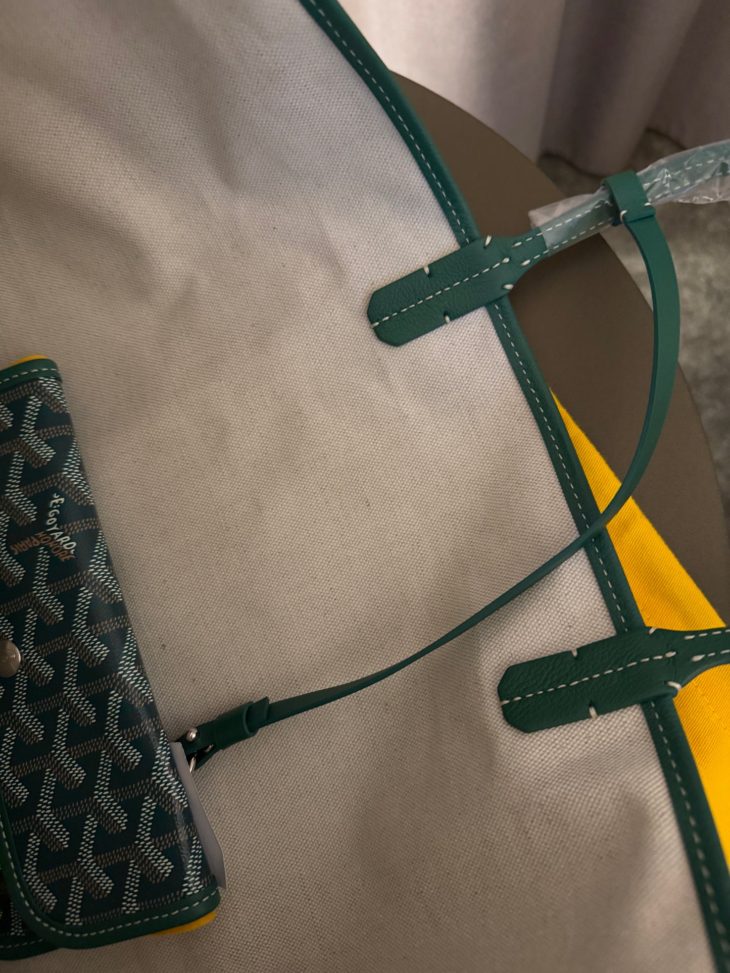 Goyard ST Louis Green Tote Bag
