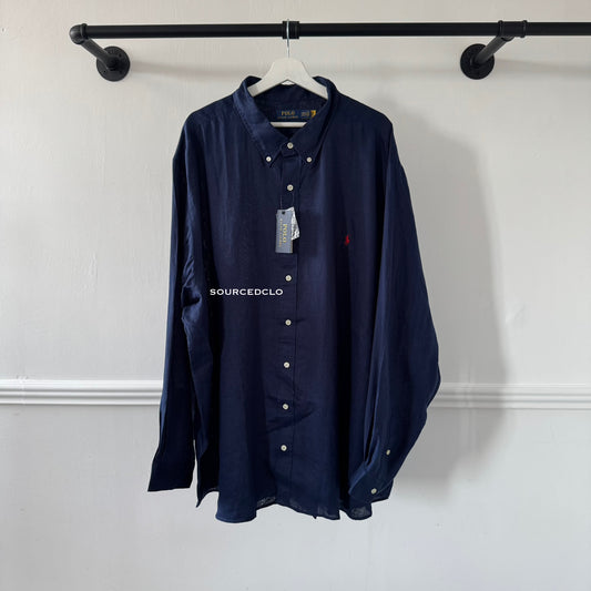 Polo Ralph Lauren Navy Blue Button Shirt