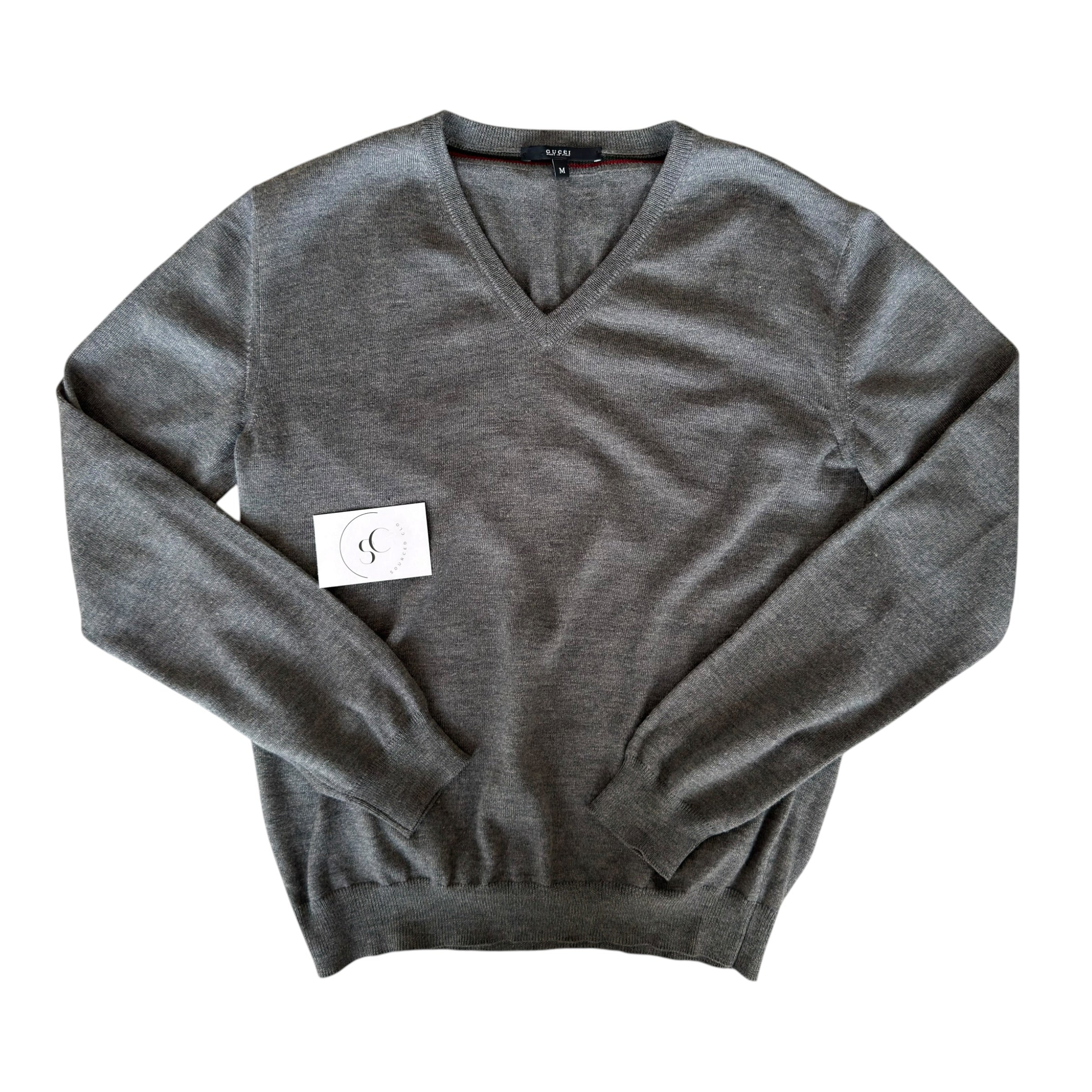 Gucci Grey V Neck Sweatshirt